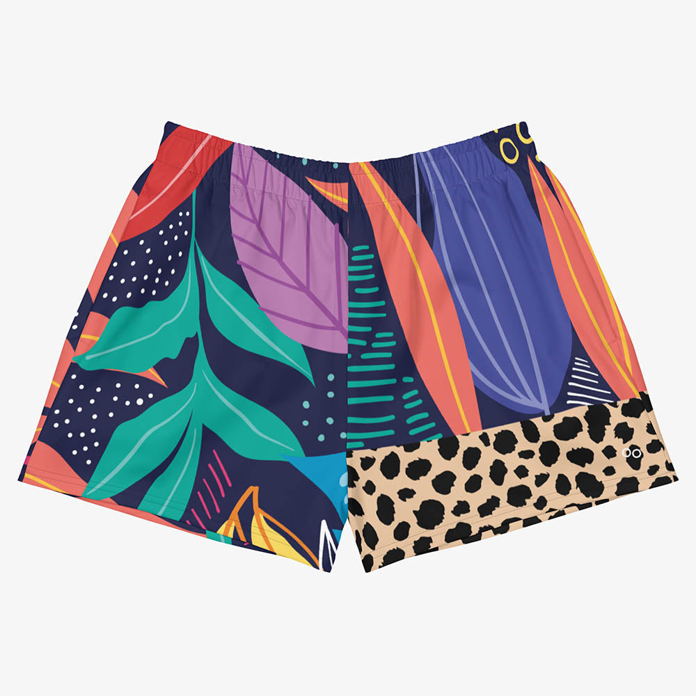 Animal Leaves Breathy Shorts