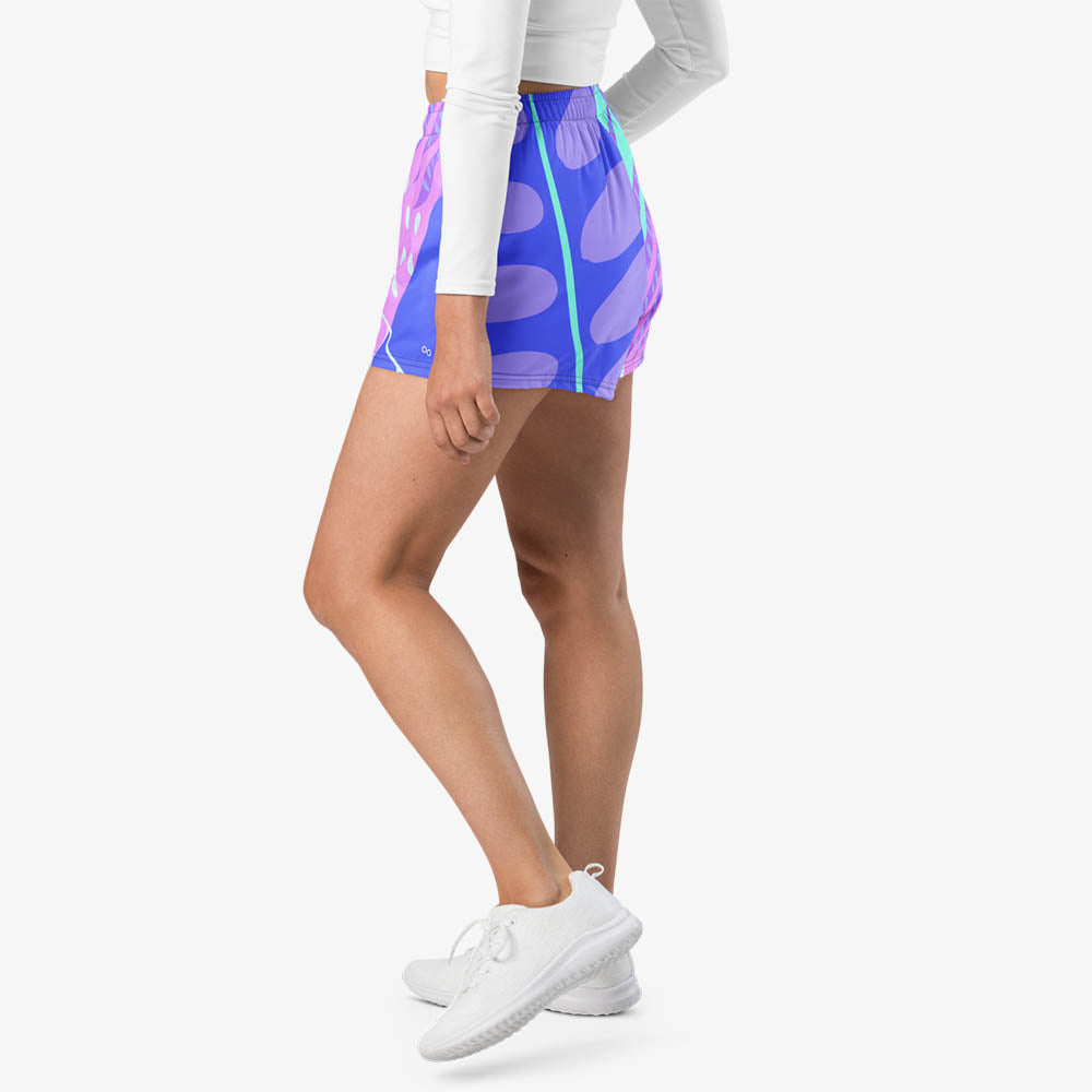 WAREHOUSE Recycled Breathy Shorts "Tropics" Pastel