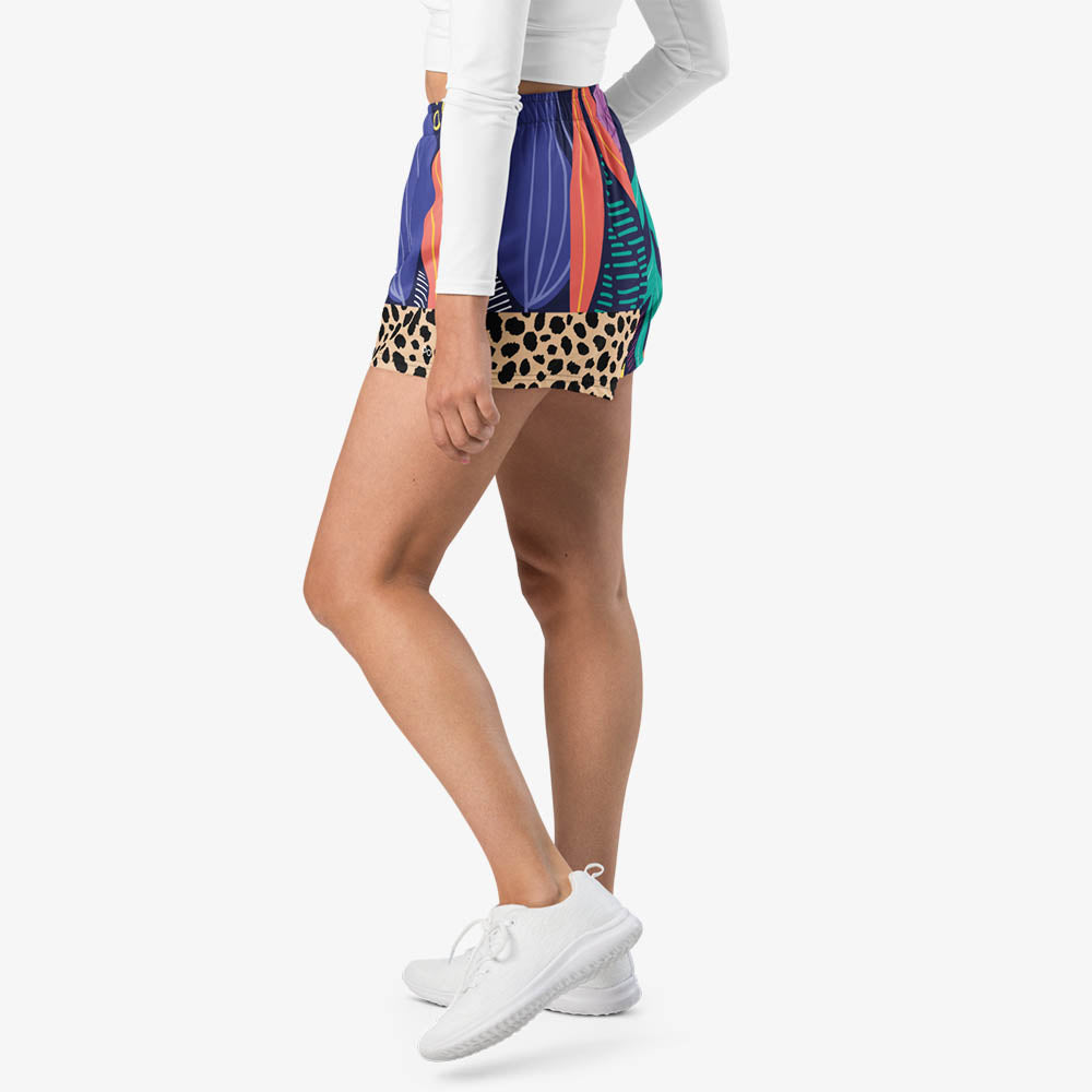 Animal Leaves Breathy Shorts