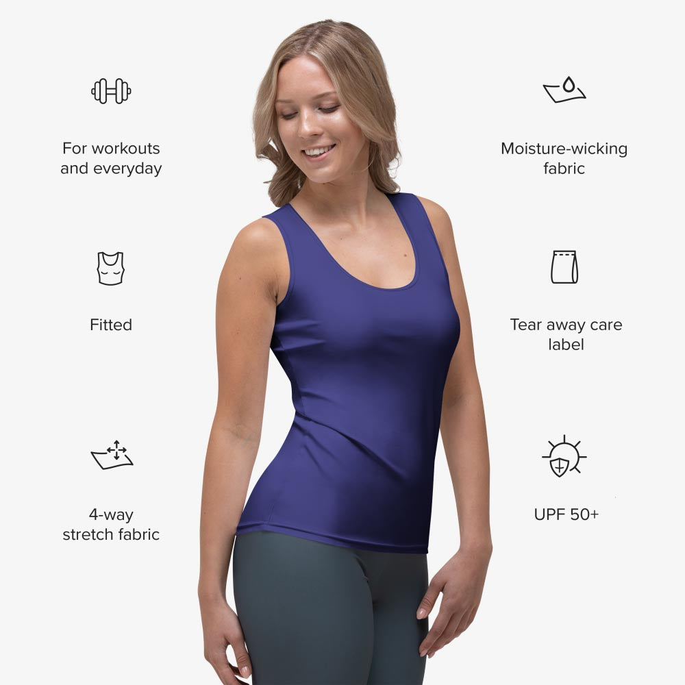 Blue Monochrome Flex Vest (matches Electric Maze)
