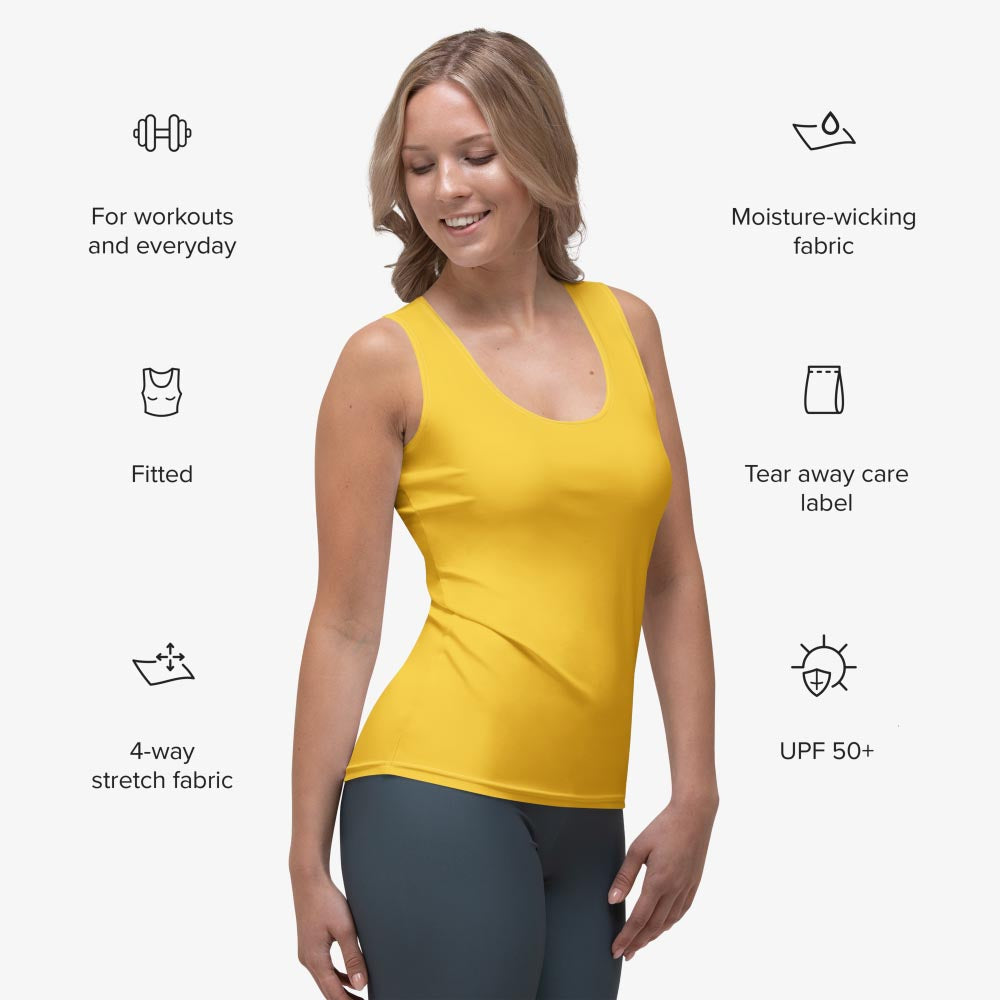 Yellow Monochrome Flex Vest (matches Electric Maze)