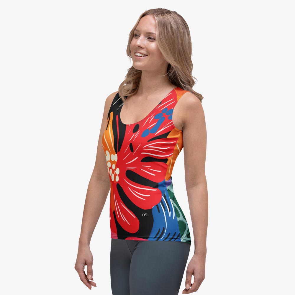 Stripes & Petals Flex Vest
