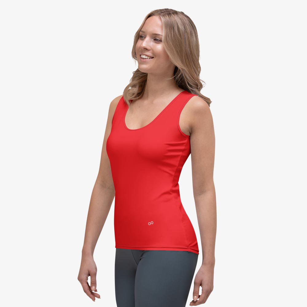 Red Monochrome Flex Vest (matches Stripes & Petals)