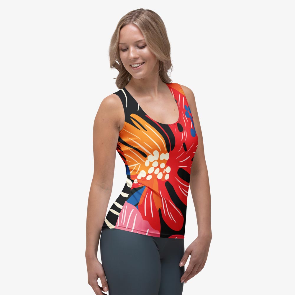 Stripes & Petals Flex Vest