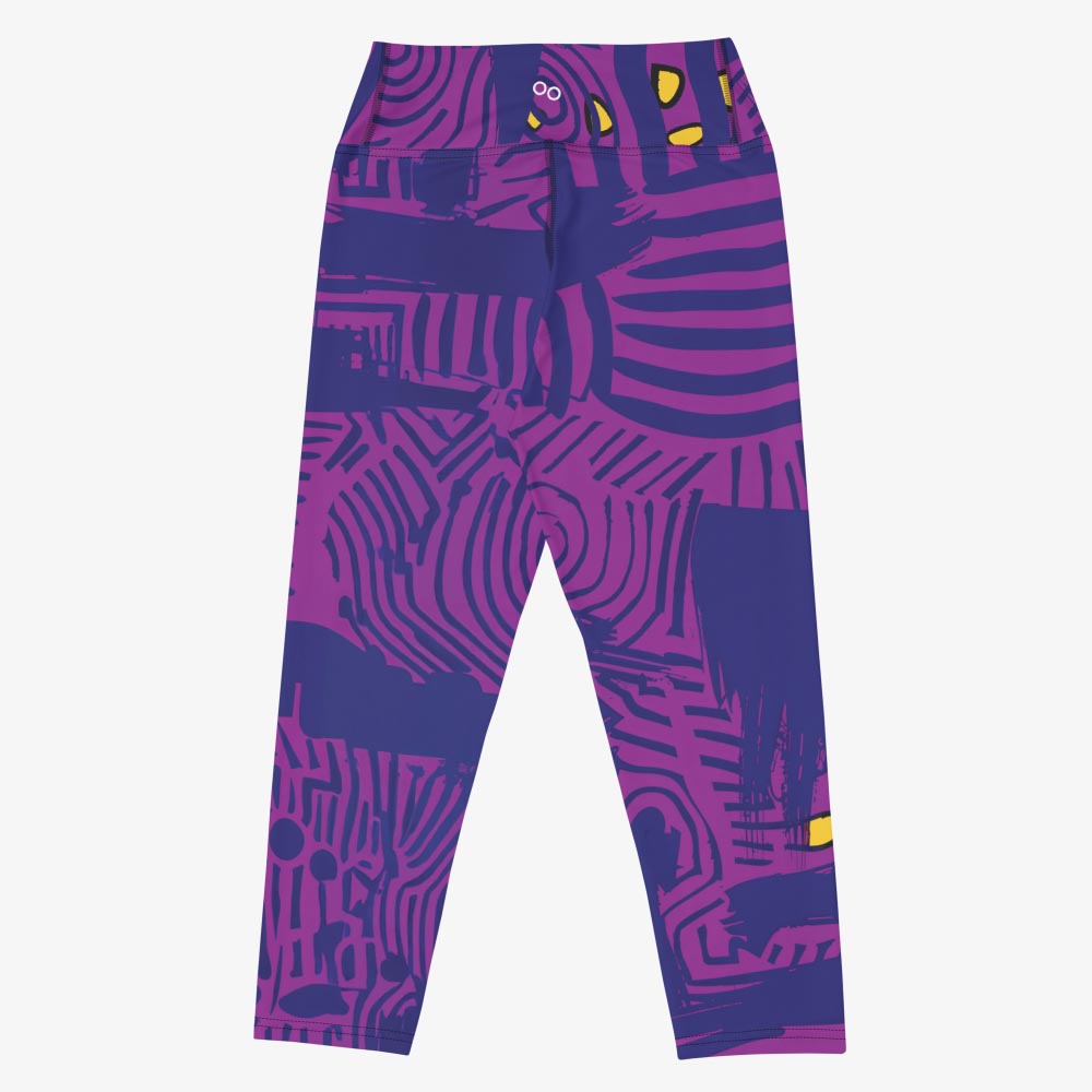 Electric Maze Capris