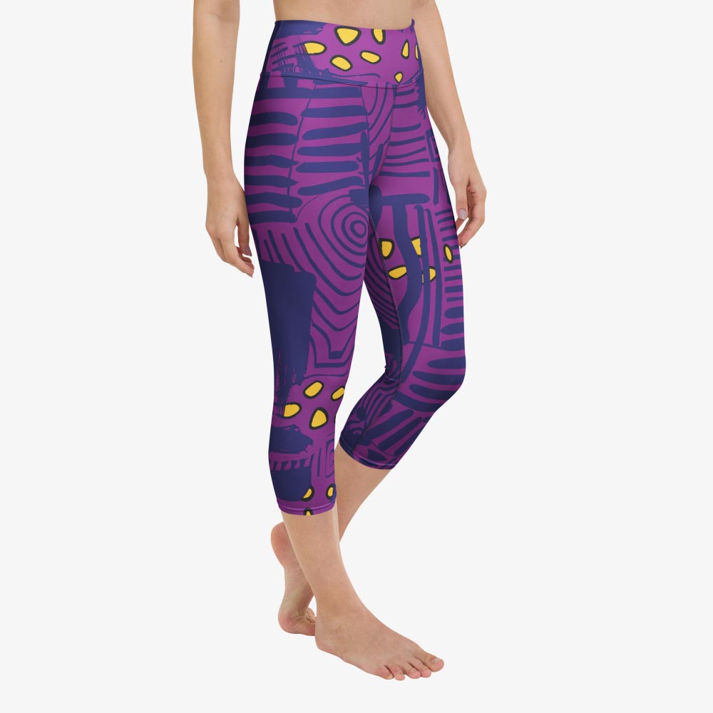Electric Maze Capris