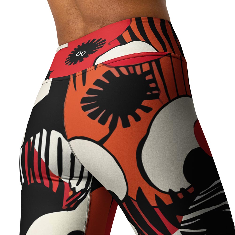 Zebra Blossom Capris