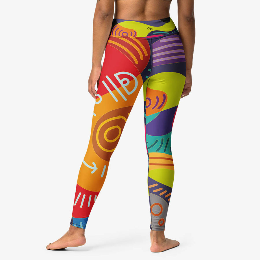 Funky print leggings best sale