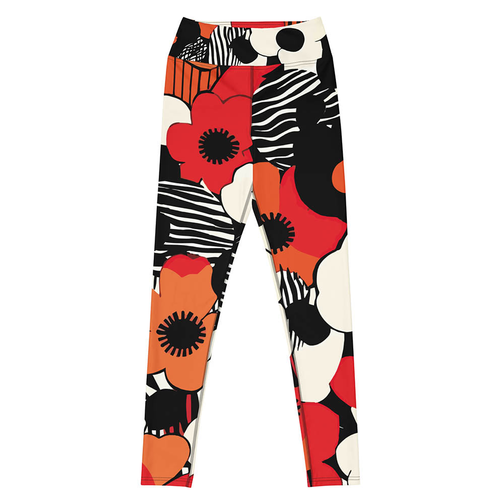 Zebra Blossom Leggings