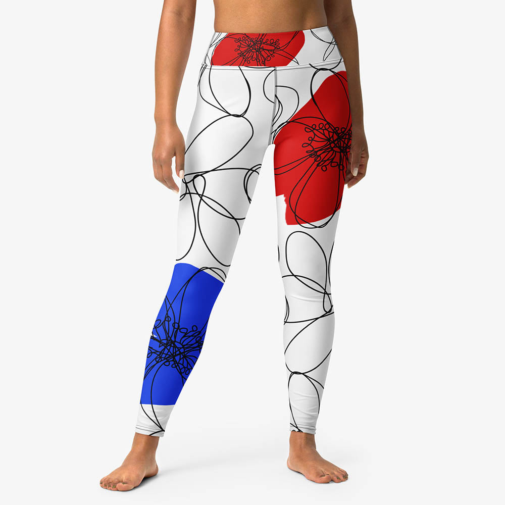 WAREHOUSE Floral Leggings "Daisy Doodles"