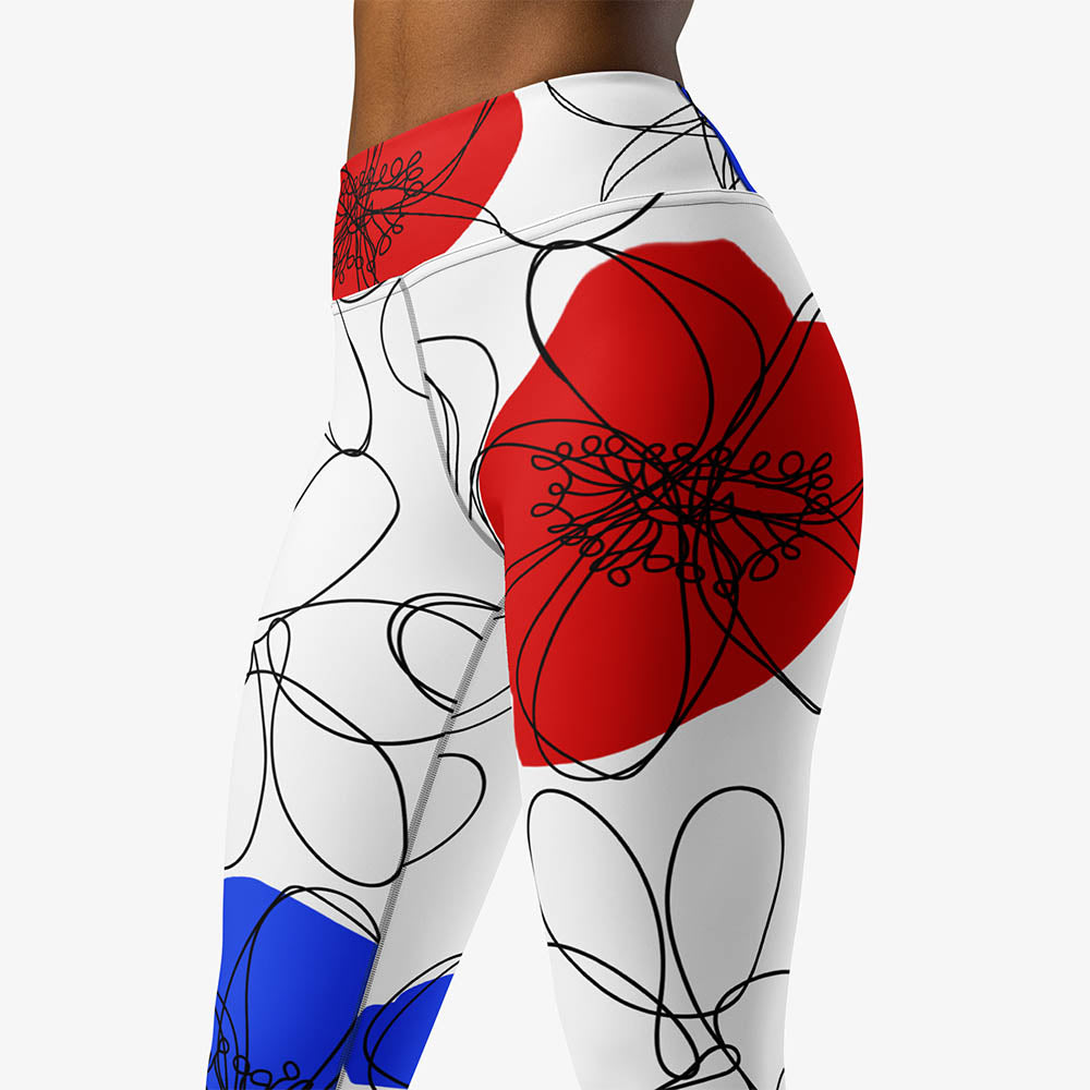 WAREHOUSE Floral Leggings "Daisy Doodles"