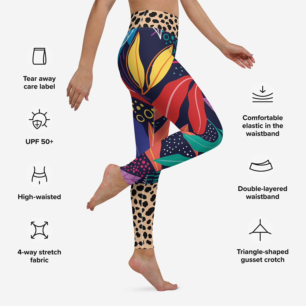 Animal Leaves Leggings