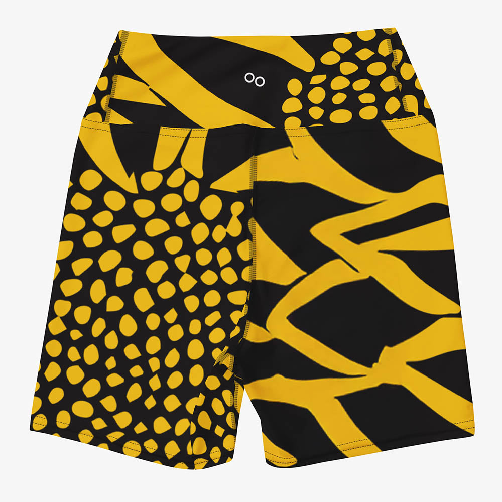 Funflower Yoga Shorts