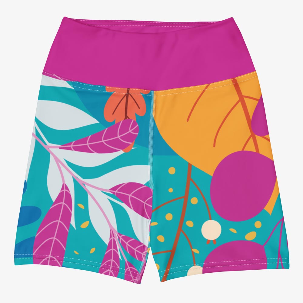 Petal Party Yoga Shorts