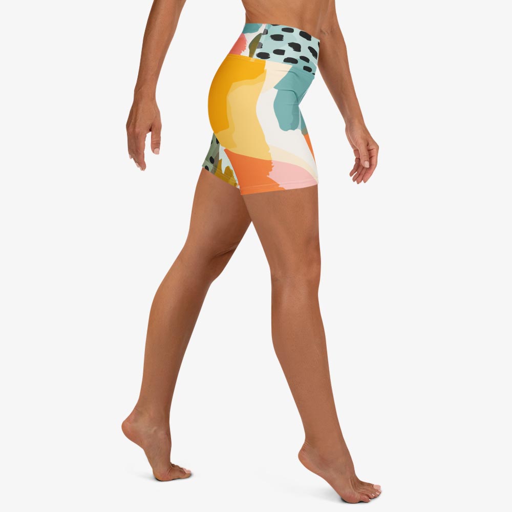 Brush Jungle Yoga Shorts