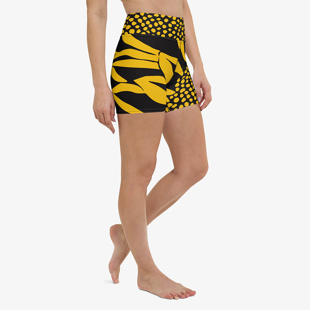Funflower Yoga Shorts
