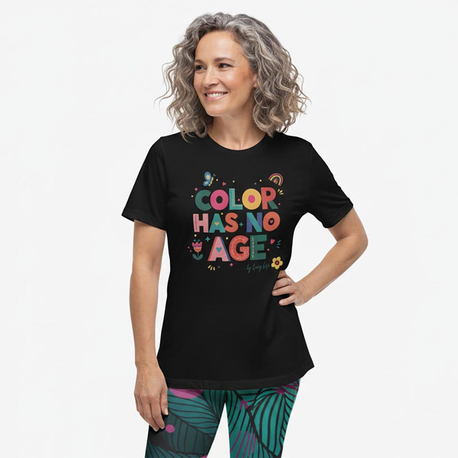 COLOR HAS NO AGE Women's Relaxed T-Shirt