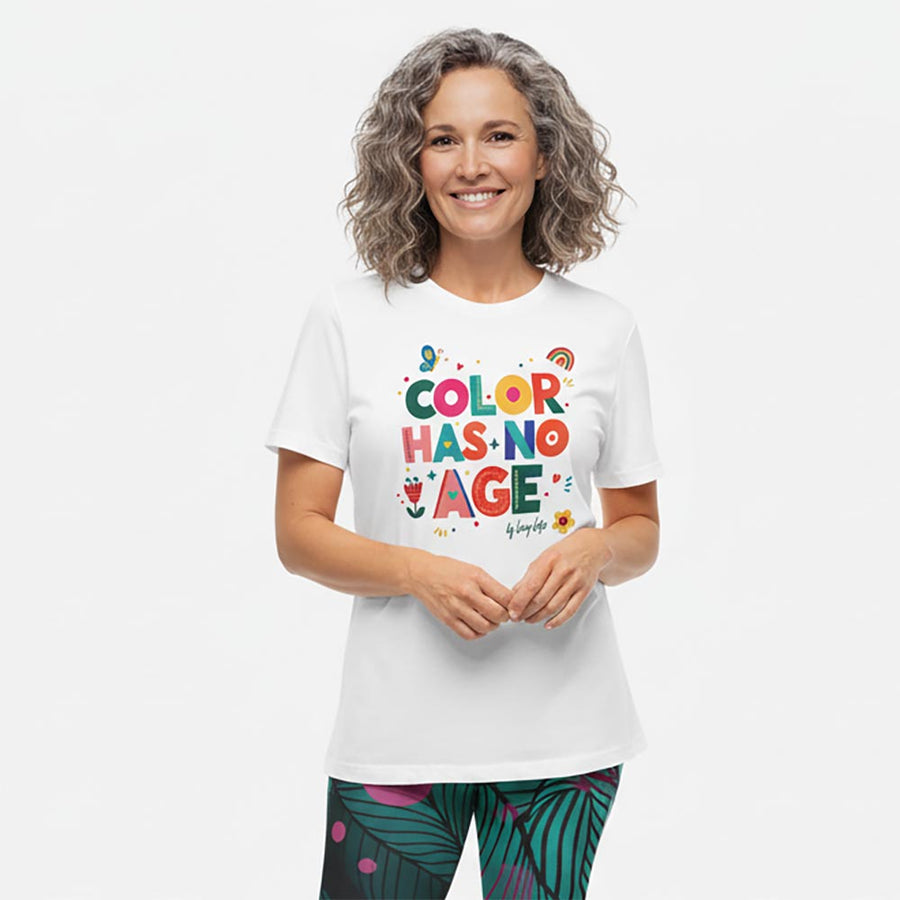 COLOR HAS NO AGE Women's Relaxed T-Shirt