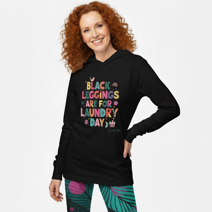 LAUNDRY DAY Hooded long-sleeve tee