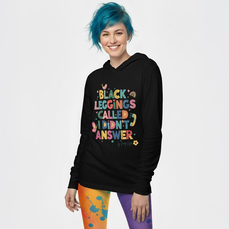 NO ANSWER Hooded long-sleeve tee