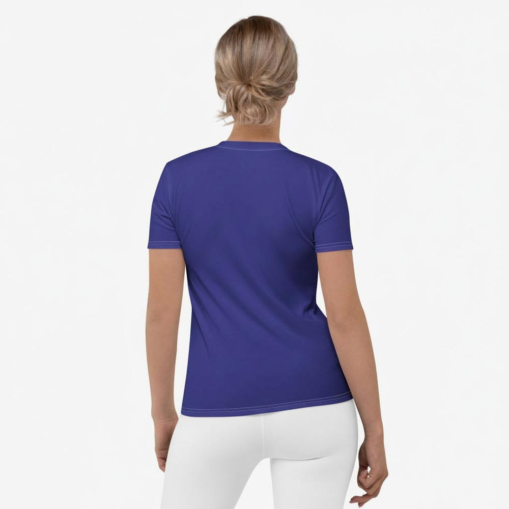 Blue Monochrome Stretchy Tee (matches Electric Maze)