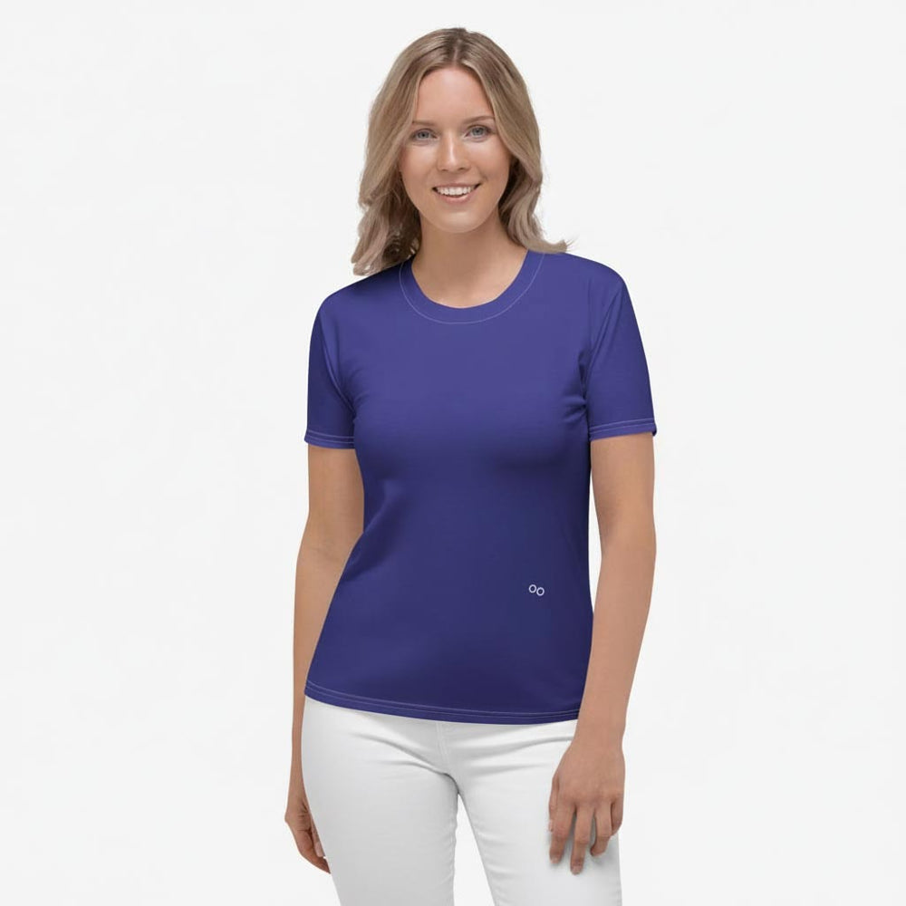 Blue Monochrome Stretchy Tee (matches Electric Maze)