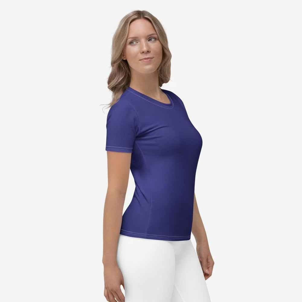 Blue Monochrome Stretchy Tee (matches Electric Maze)
