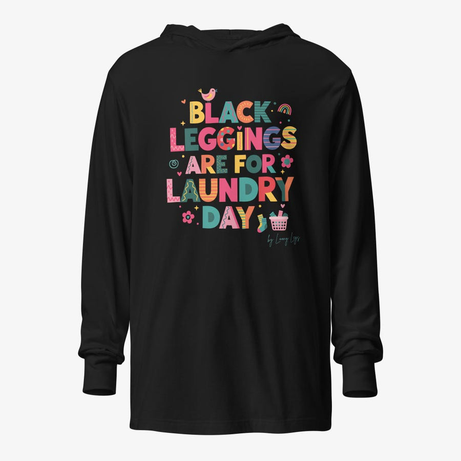 LAUNDRY DAY Hooded long-sleeve tee