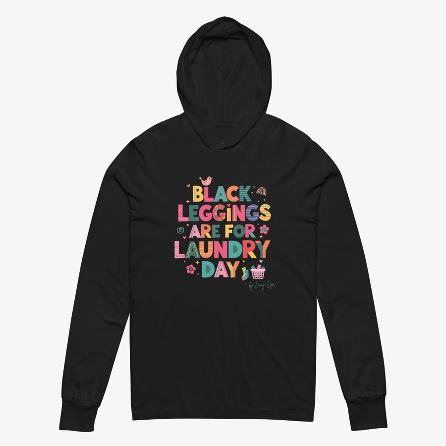 LAUNDRY DAY Hooded long-sleeve tee