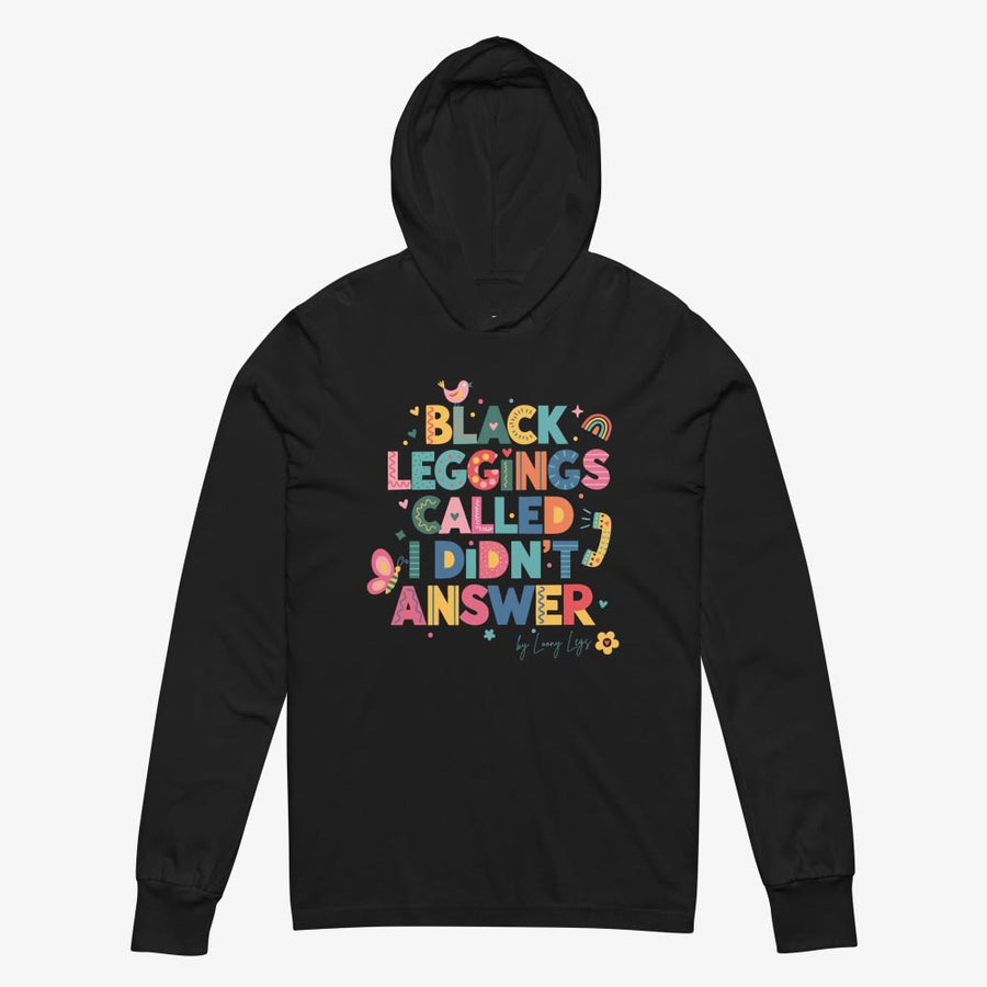 NO ANSWER Hooded long-sleeve tee