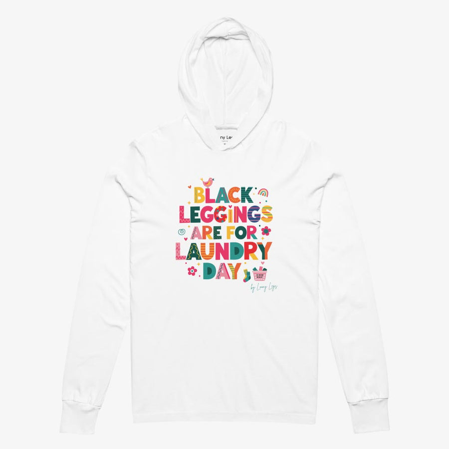 LAUNDRY DAY Hooded long-sleeve tee
