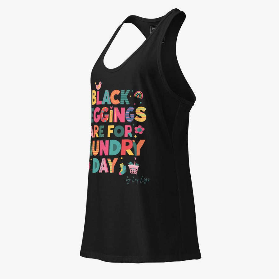 LAUNDRY DAY fitted racerback tank top