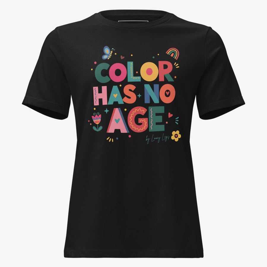 COLOR HAS NO AGE Women's Relaxed T-Shirt