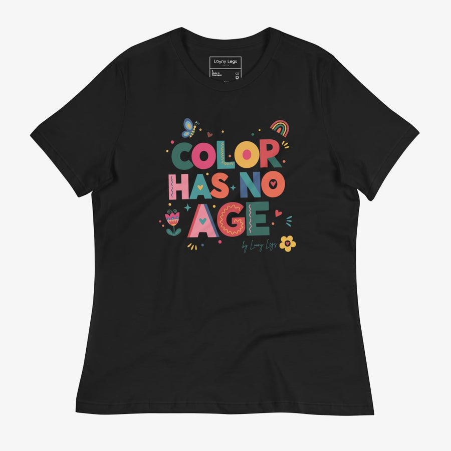 COLOR HAS NO AGE Women's Relaxed T-Shirt