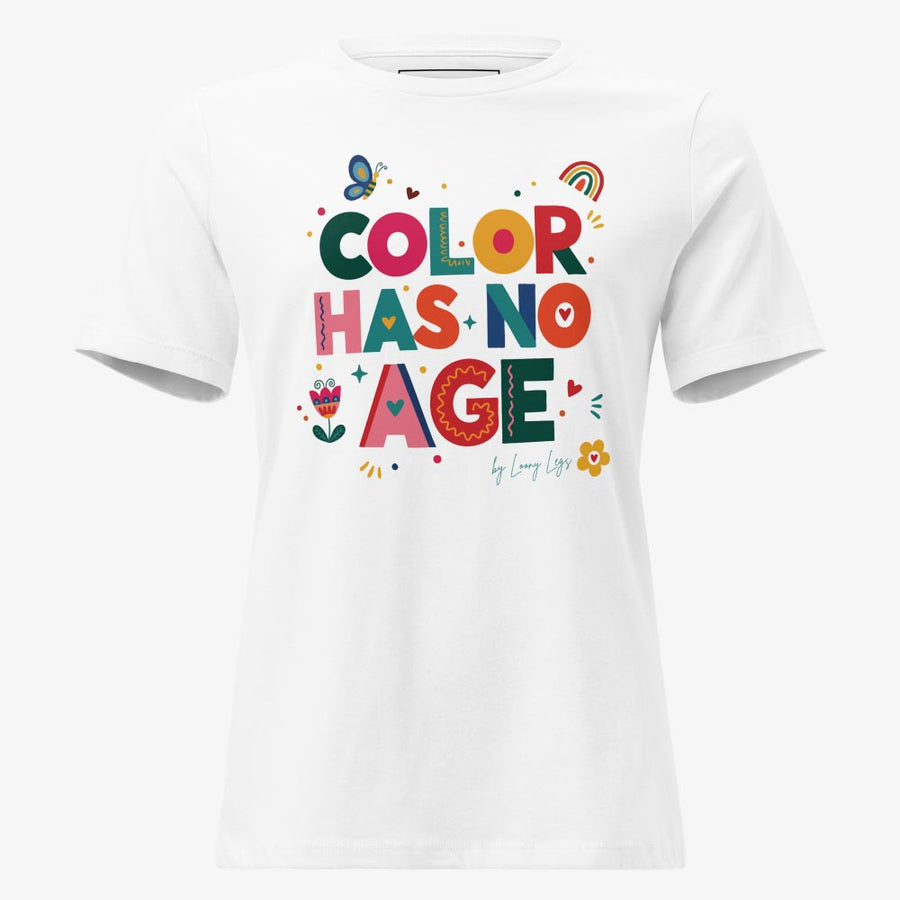 COLOR HAS NO AGE Women's Relaxed T-Shirt