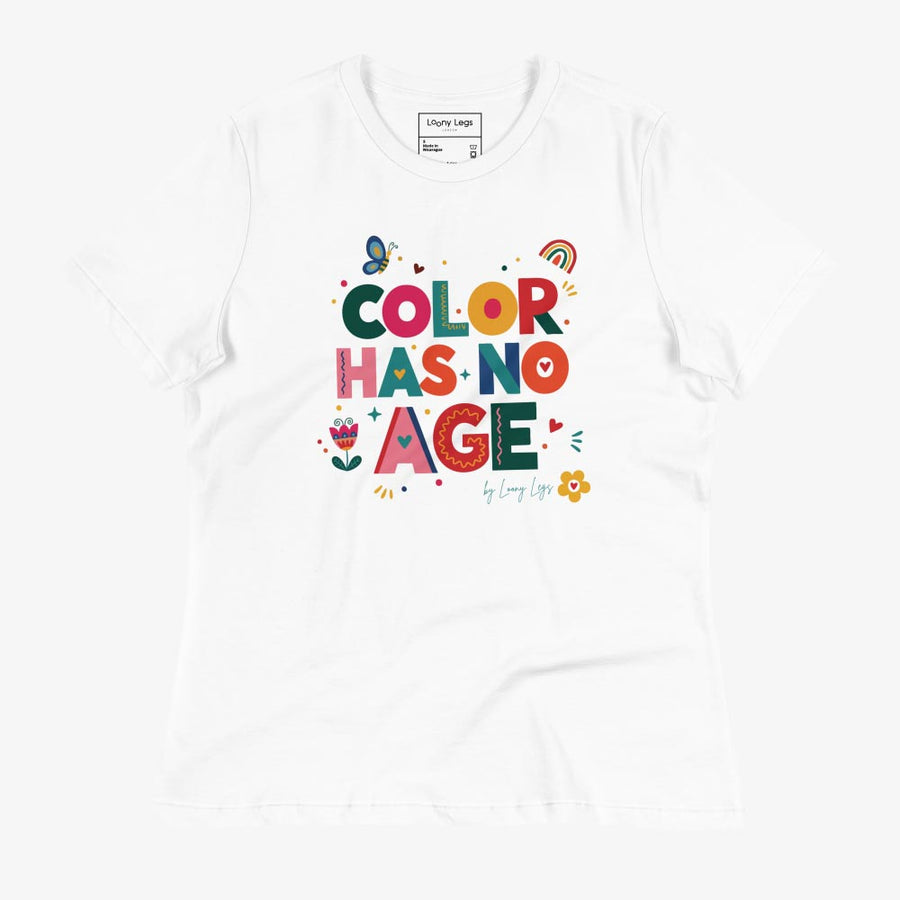 COLOR HAS NO AGE Women's Relaxed T-Shirt