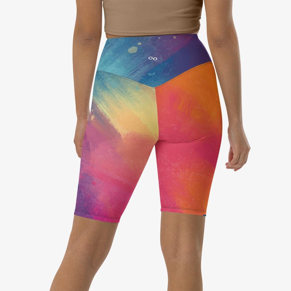 Cosmic Splash Biker Shorts