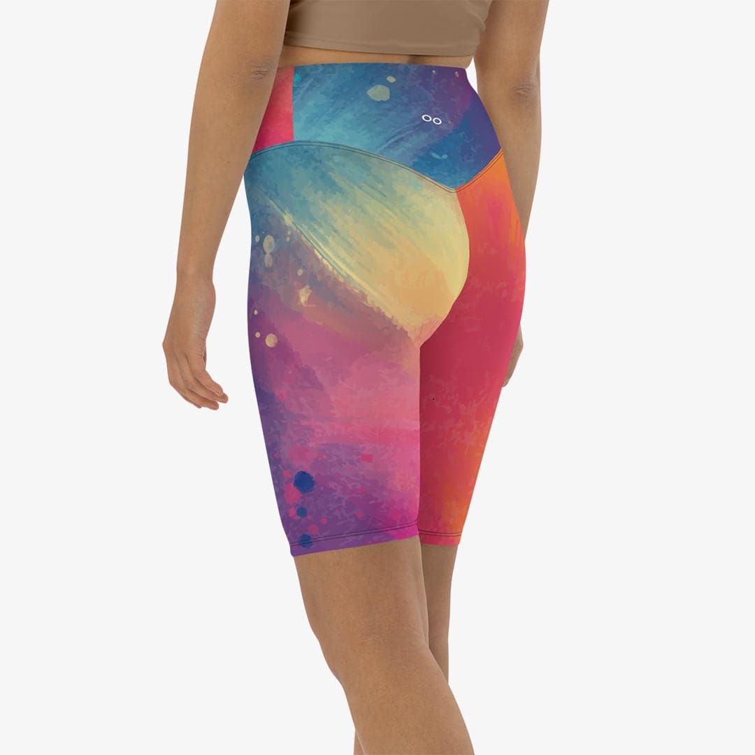 Cosmic Splash Biker Shorts