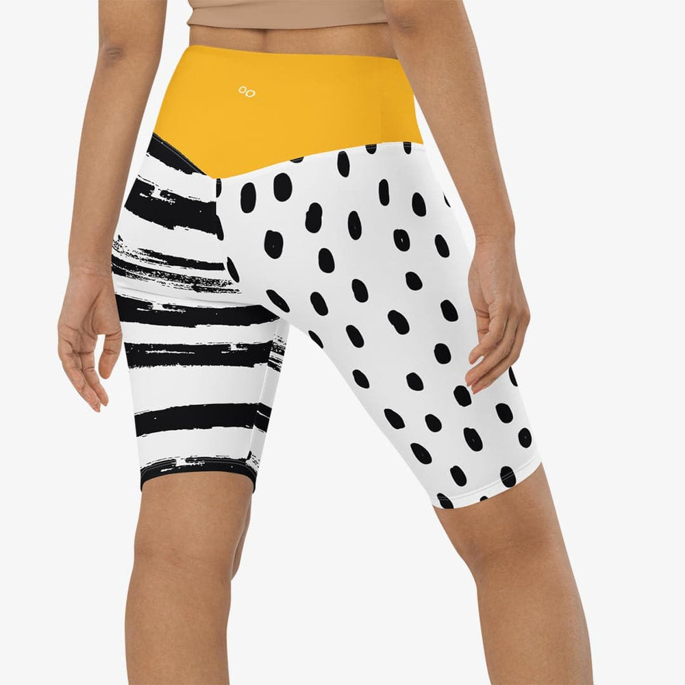 Dots & Stripes Biker Shorts