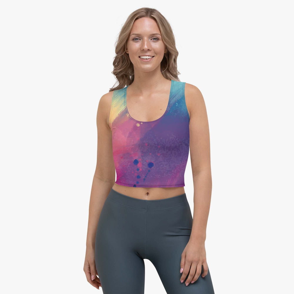 Cosmic Splash Crop Top