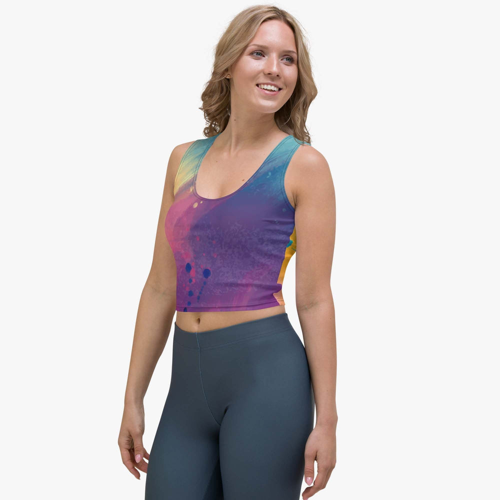 Cosmic Splash Crop Top