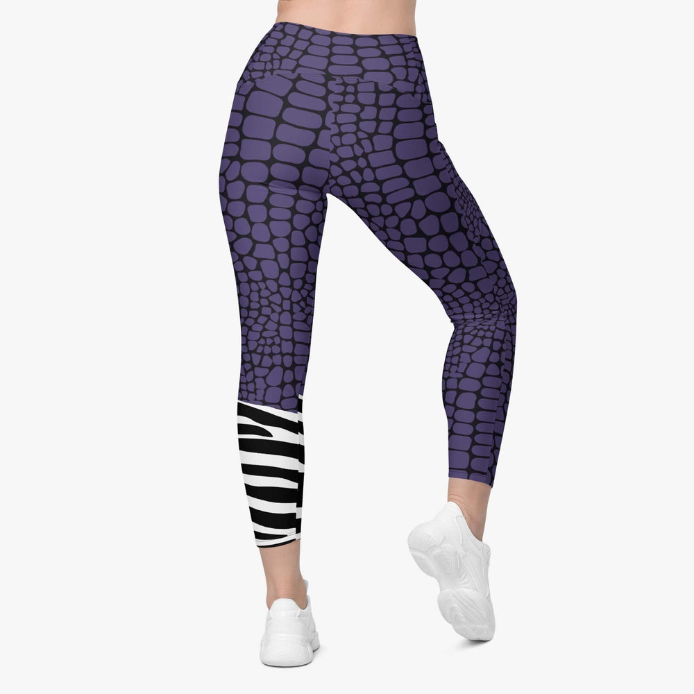 CrocoZebra Pocket Leggings