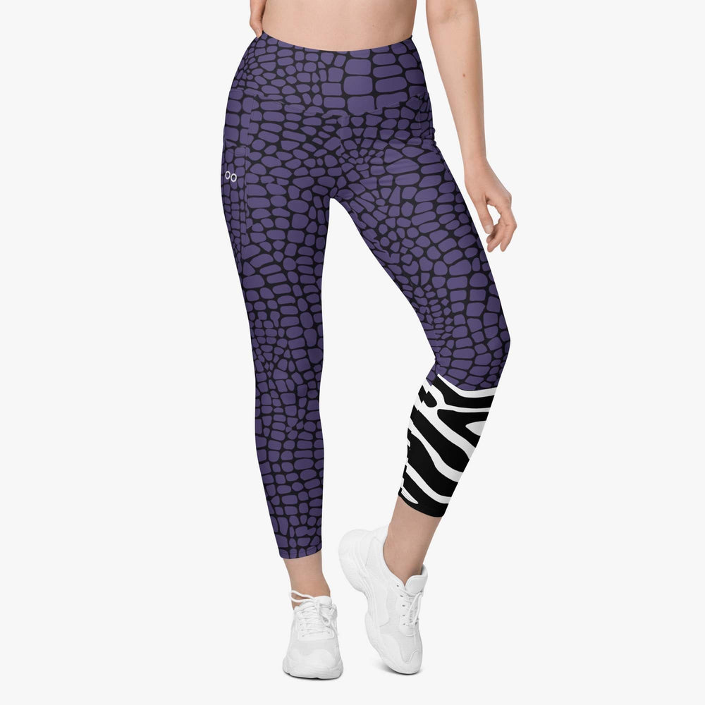 CrocoZebra Pocket Leggings