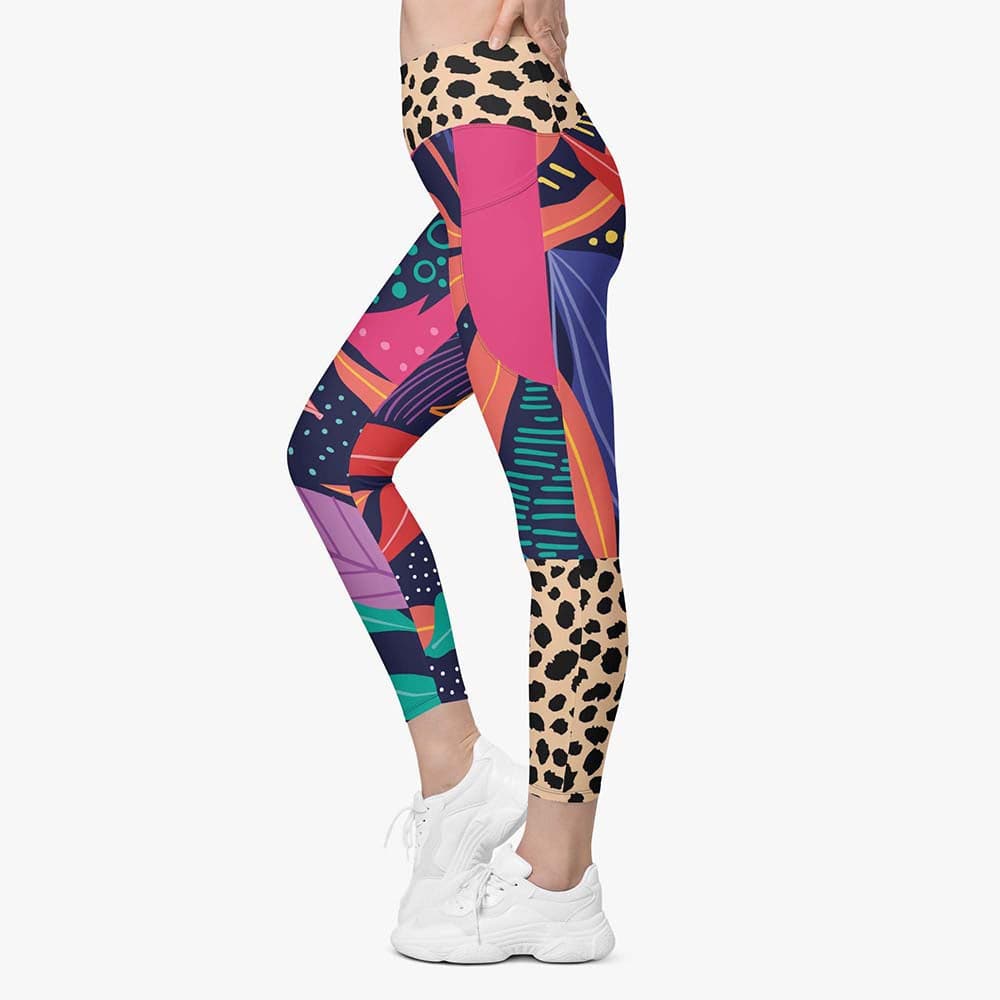 Animal Leaves Pocket Leggings