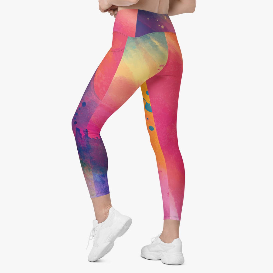 Printed Leggings with Pockets