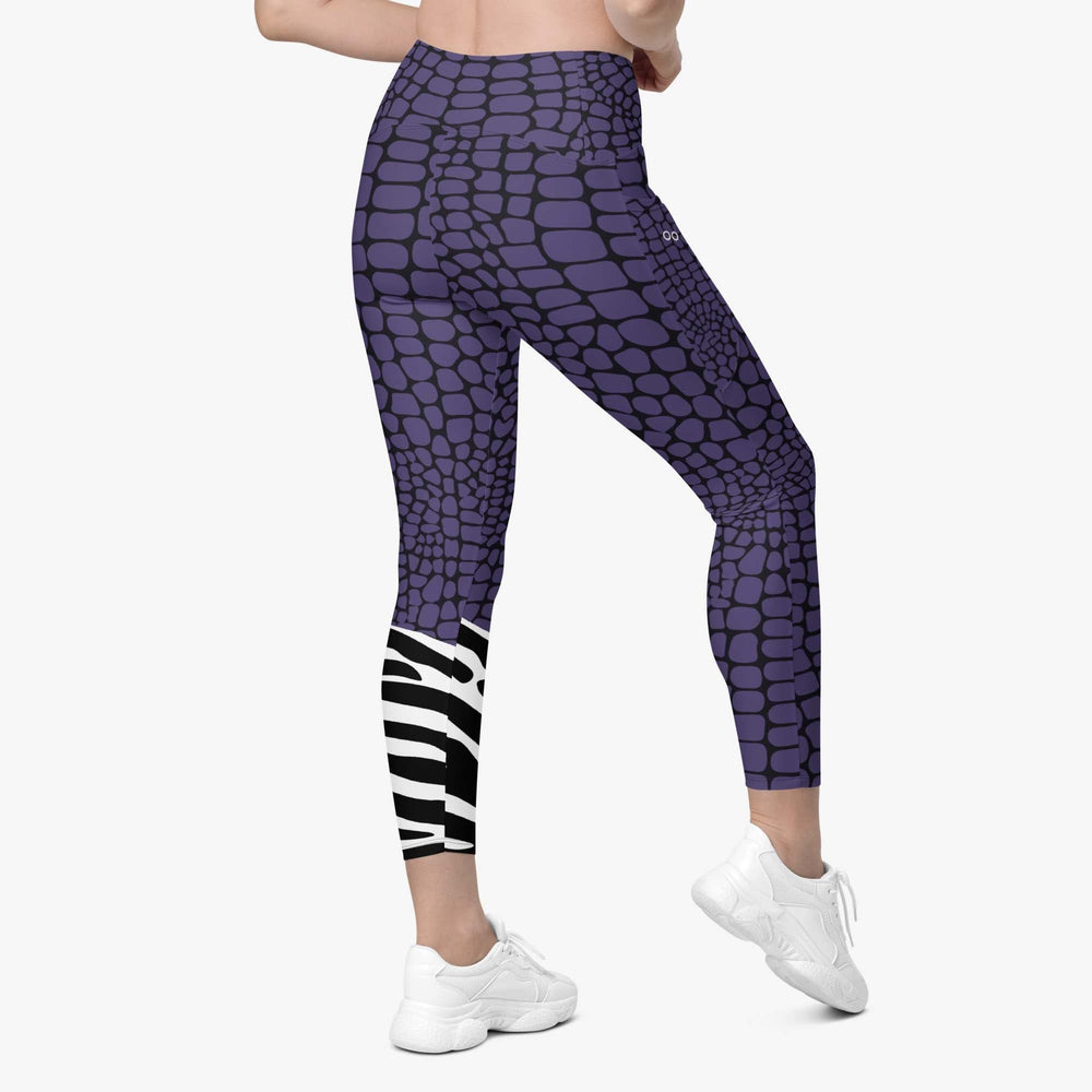 CrocoZebra Pocket Leggings