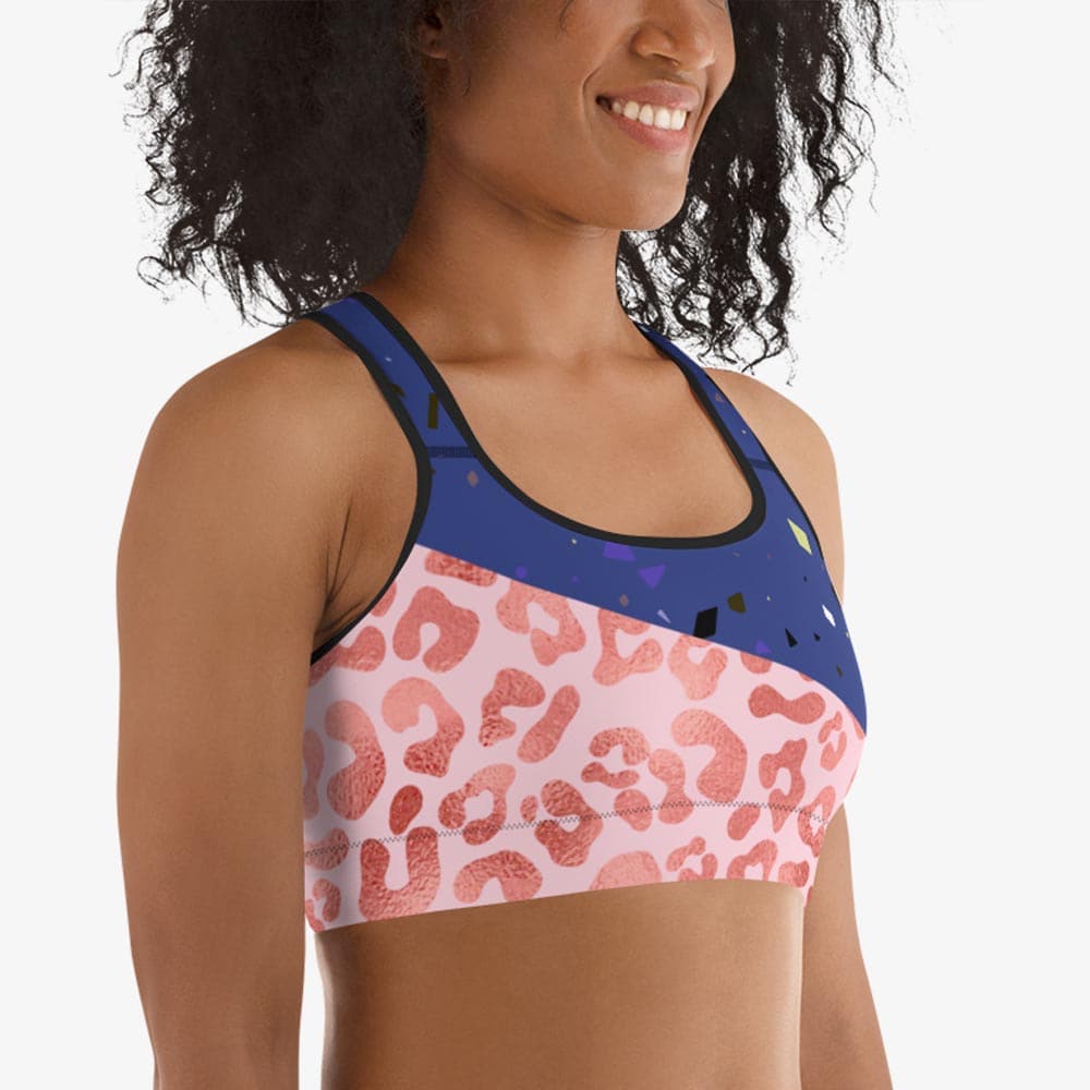 Wild Confetti Sports Bra