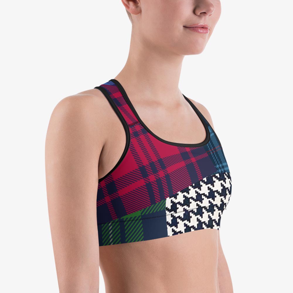 Tartan Galore Sports Bra