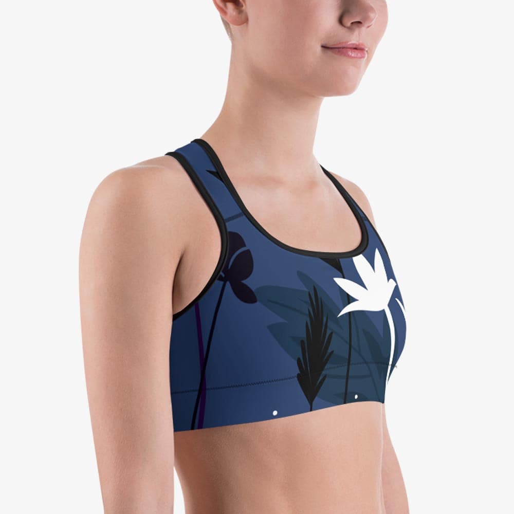 Night Garden Sports Bra