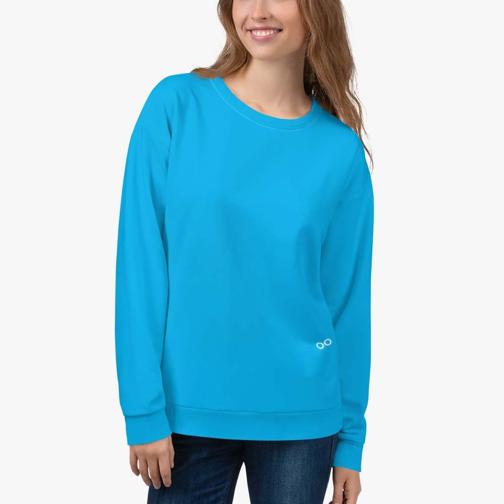 Cyan Monochrome Sweatshirt